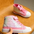 thumbnail image 1 of Kushyshoo Angel Unicorn Toddler High Top Girls Sneakers Kids Walking Shoes 12M, 1 of 6