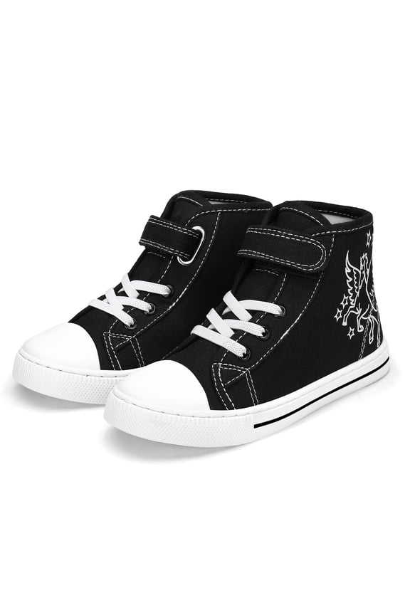 Angel Unicorn Toddler High Top Girls Sneakers Kids Walking Shoes 3M