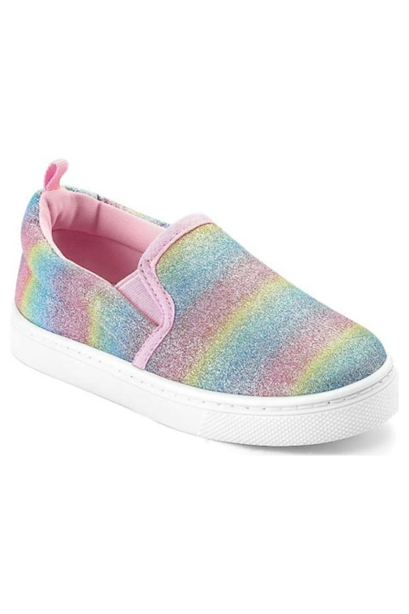 Big Kid Sneakers Casual Colorful Girls Shoes Slip on Size 11