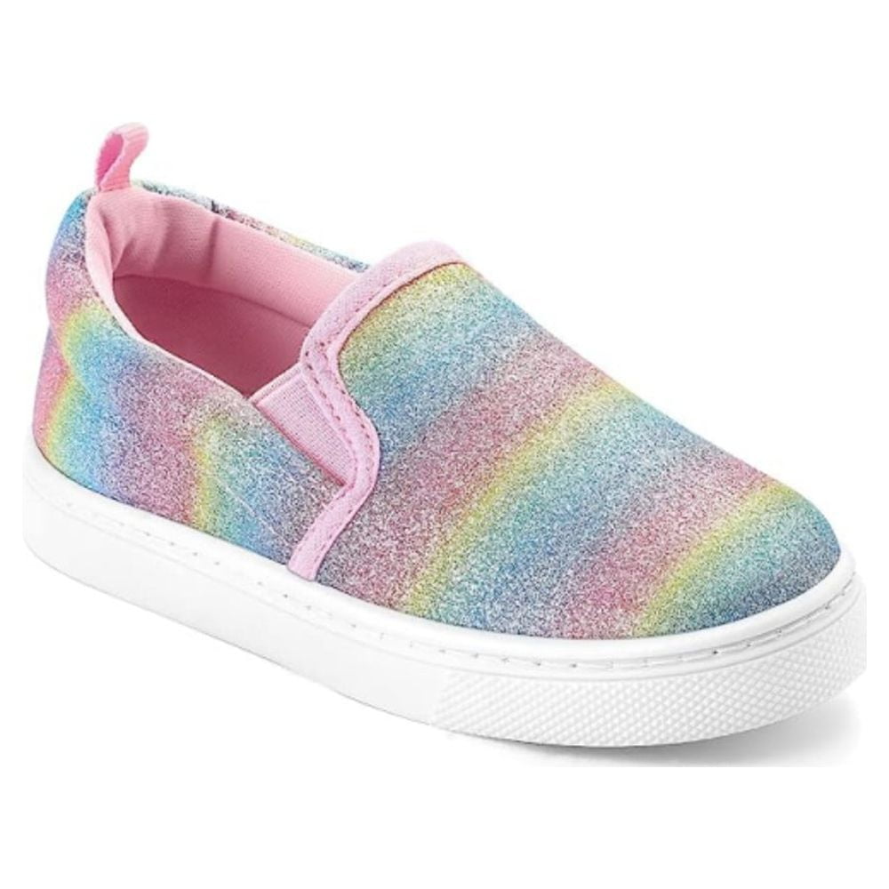 Kushyshoo Big Kid Sneakers Casual Colorful Girls Shoes Slip on Size 1