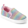 thumbnail image 1 of Kushyshoo Big Kid Sneakers Casual Colorful Girls Shoes Slip on Size 1, 1 of 9