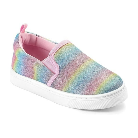 Kushyshoo Big Kid Sneakers Casual Colorful Girls Shoes Slip on Size 3