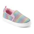 thumbnail image 1 of Kushyshoo Big Kid Sneakers Casual Colorful Girls Shoes Slip on Size 9, 1 of 8