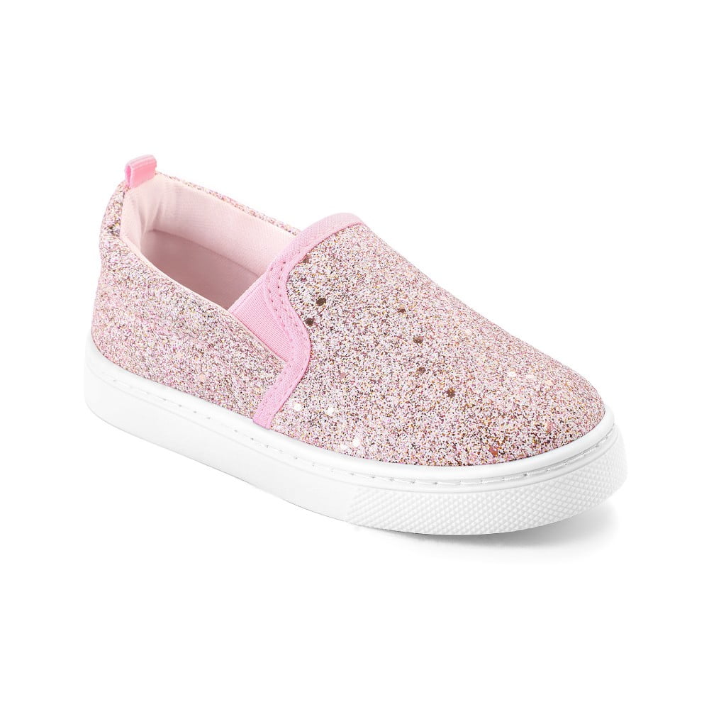 Kushyshoo Big Kid Sneakers Casual Pink Girls Shoes Slip on