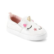 Kushyshoo Big Kid Sneakers Casual Unicorn Girls Shoes Slip on Size 3