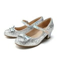thumbnail image 1 of Kushyshoo Black Girls Dress Shoes Mary Jane 1.5in Low Heel Pumps Wedding Party Princess 9M, 1 of 7