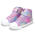 thumbnail image 1 of Kushyshoo Colorful Toddler High Top Girls Sneakers Kids Walking Shoes 1M, 1 of 7