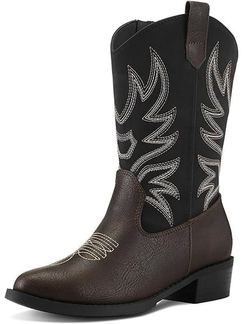 Kushyshoo Cowboy Boots for Girls and Boys Western Mid-Calf  display picture 1