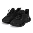 thumbnail image 1 of Kushyshoo Girls Lightweight Sneakers Kids Breathable Lace-up Athletic Running Shoes Big Kids Walking Shoes Black Size 2, 1 of 7