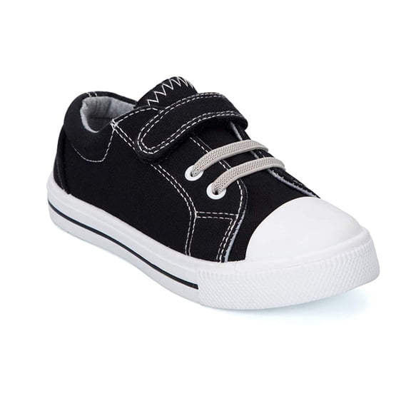 Kushyshoo Kids Canvas Shoes Black Casual Children Sneaker Size 11 Little Boys
