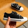 Kushyshoo Kid Canvas Shoes Black Casual Children Sneaker Size 13 Little