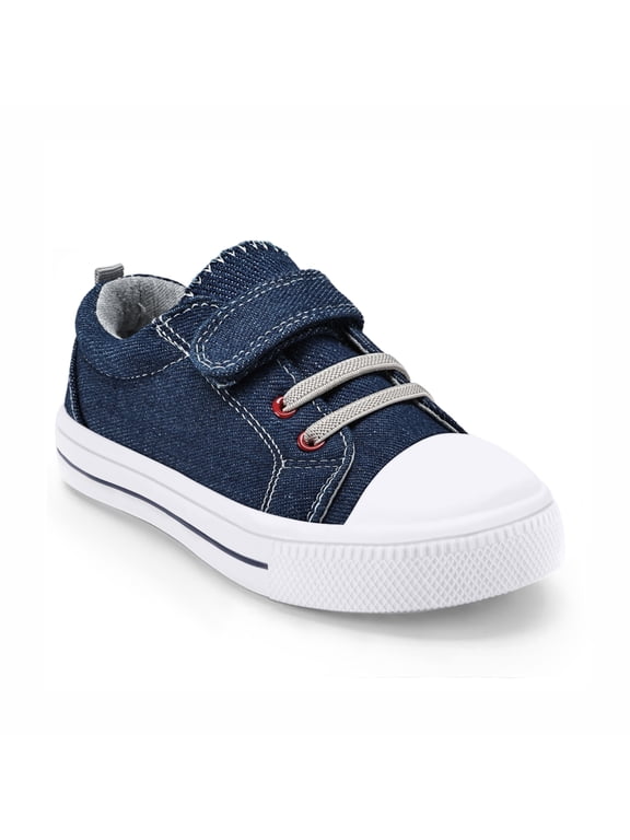 Kids Canvas Shoes Blue Casual Children Sneaker Size 7 Toddler Boys