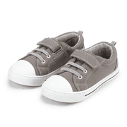 Kushyshoo Kids Canvas Shoes Gray Casual Children Sneaker Size 12 Little Boys