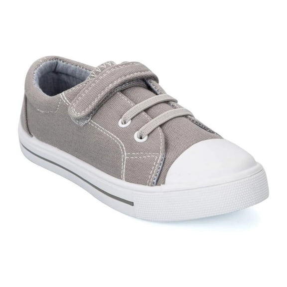 Kushyshoo Kids Canvas Shoes Gray Casual Children Sneaker Size 5 Toddler Boys