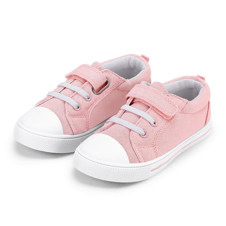 Kushyshoo Kid Canvas Shoes Light Pink Casual Children Sneaker Toddler Girls