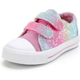thumbnail image 1 of Kushyshoo Kids Canvas Shoes Colorful Glitter Children Sneaker Toddler Girls School Shoes Size 12, 1 of 7
