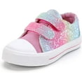 thumbnail image 1 of Kushyshoo Kids Canvas Shoes Colorful Glitter Children Sneaker Toddler Girls School Shoes Size 5, 1 of 9