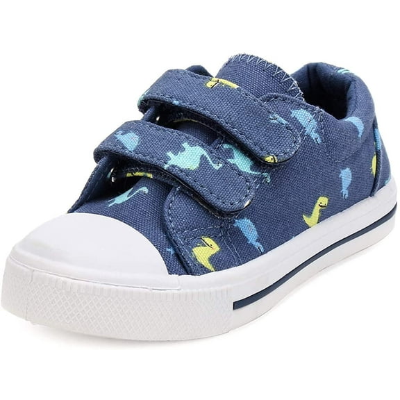 Kushyshoo Kids Canvas Shoes Dinosaurs Size 4-12 (Toddler Boy)
