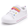 thumbnail image 1 of Kushyshoo Kids Canvas Shoes White Casual Children Sneaker Size 13 Little Girls, 1 of 1