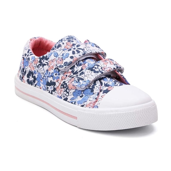 Kushyshoo Kids Flowers Casual Canvas Shoe Size 12 Little Girl