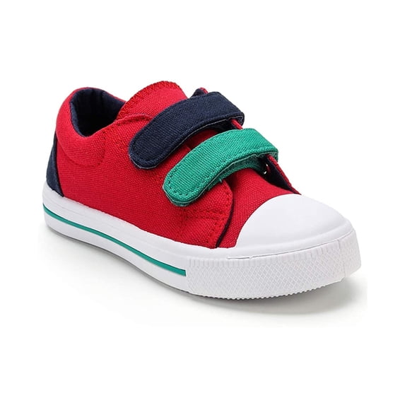 Kushyshoo Kids Red Casual Canvas Shoes Size 11 (Todder Girl)