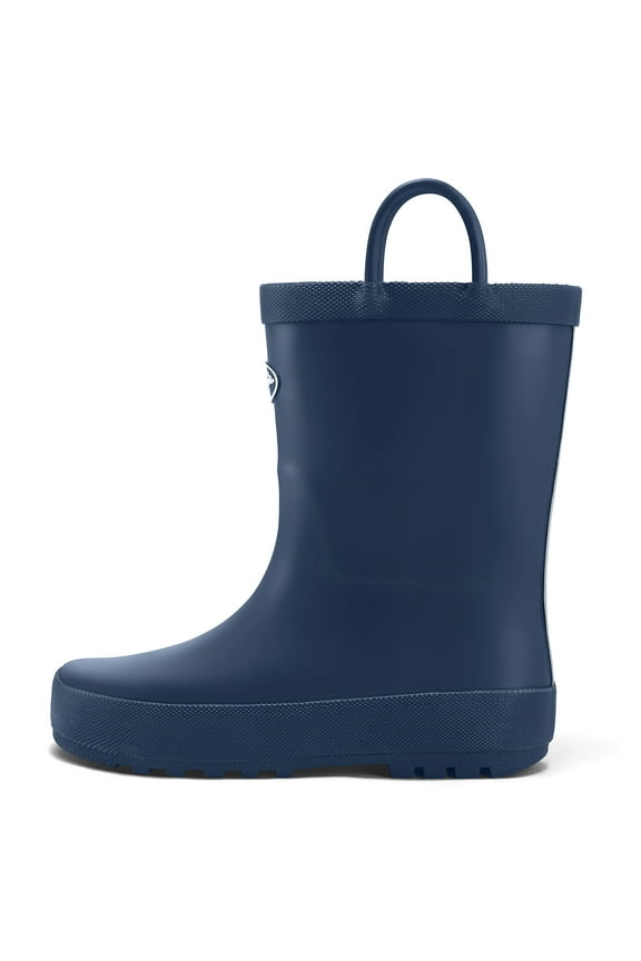 Kids Boys Rain Boots Navy Matte Size 2M