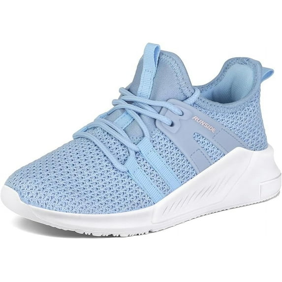 Kushyshoo Kids Sneakers Baby Blue Running Tennis Athletic Shoes for Girls Size 12 (Little Kid)