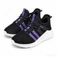 thumbnail image 1 of Kushyshoo Kids Sneakers Black Purple Running Athletic Shoes for Girls and Boys Size 3 (Little Kid), 1 of 3