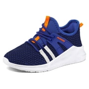 Kushyshoo Kids Sneakers Blue Orange Running Tennis Athletic Shoes for Girls Size 11 (Little Kid)