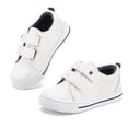 thumbnail image 1 of Kushyshoo Kids Sneakers Children Solid White Toddler Boys and Girls Casual Shoes Size 7, 1 of 8