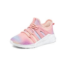 Kushyshoo Kids Sneakers Gradient Pink Running Tennis Athletic Shoes for Girls Size 12 (Little Kid)