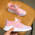 thumbnail image 1 of Kushyshoo Kids Sneakers Gradient Pink Running Athletic Shoes for Girls Size 3 (Big Kid), 1 of 6