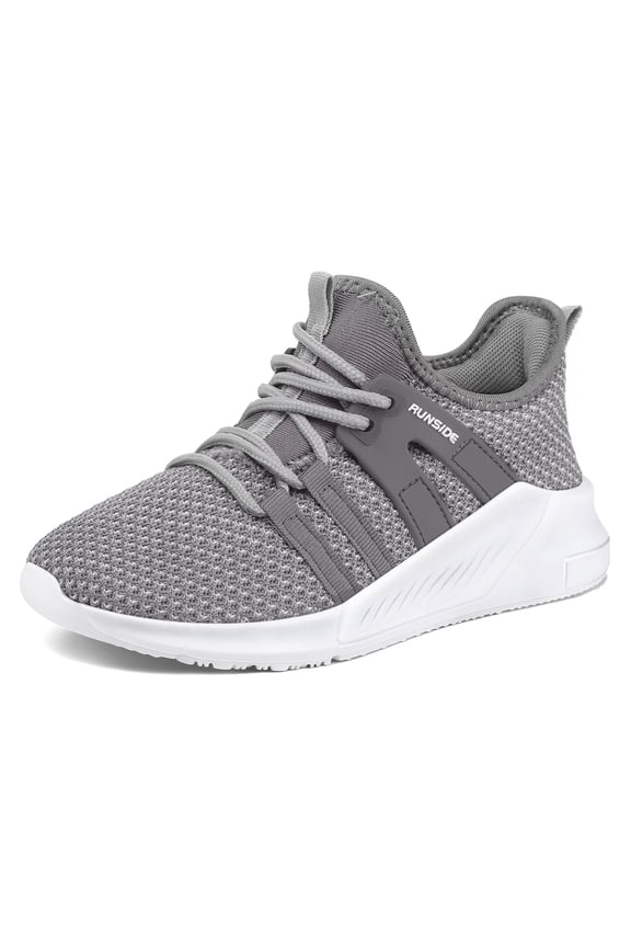 Kids Sneakers Grey Running Tennis Athletic Shoes for Girls Size 12 (Little Kid)