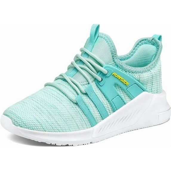 Kushyshoo Kids Sneakers Light Grass Green Running Tennis Athletic Shoes for Girls Size 11 (Little Kid)