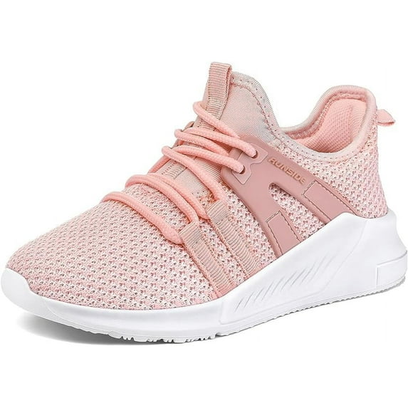 Kushyshoo Kids Sneakers Pink Running Tennis Athletic Shoes for Girls Size 3 (Gig Kid)