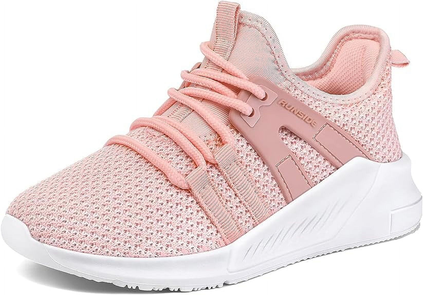 Kushyshoo Kids Sneakers Pink Running Tennis Athletic Shoes for Girls ...
