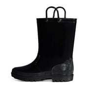 Kushyshoo Little Big Kids Rain Boots Boys Girls Yellow Solid Boots Size 1