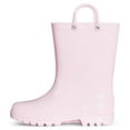 thumbnail image 1 of Kushyshoo Little Big Kids Rain Boots Boys Girls Pink Solid Boots Size 6, 1 of 6