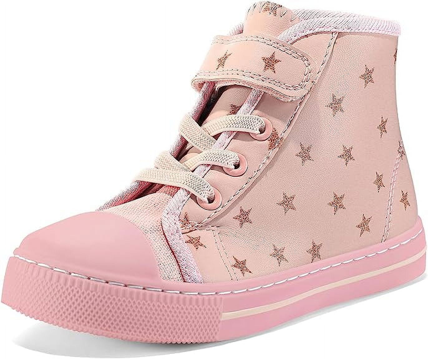 Kids May Low Top Sneaker White/Peach Star/Pink Heel main image 1