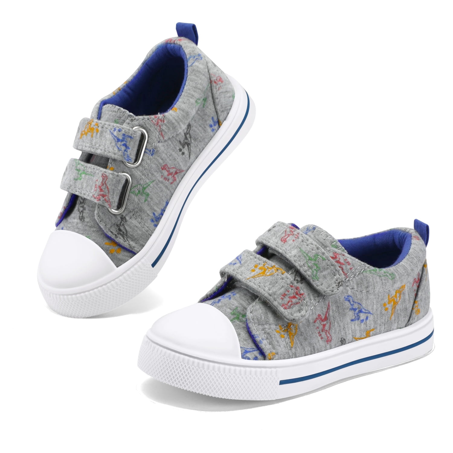 10225 Raptor Loop Kushyshoo Raptor Dinosaur Toddler Shoes Kids Sneakers with Cartoon Dual ...