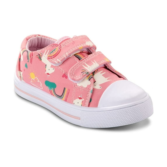 Kushyshoo Sneakers for Toddler Little Girls Casual Pink Sneakers 11M