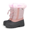 thumbnail image 1 of Kushyshoo Snow Boots Lined Waterproof Pink Brilliant Winter Boot Little Kid Size 12, 1 of 7