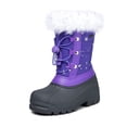 thumbnail image 1 of Kushyshoo Snow Boots Lined Waterproof Purple Winter Boot Big Kid Size 4, 1 of 7