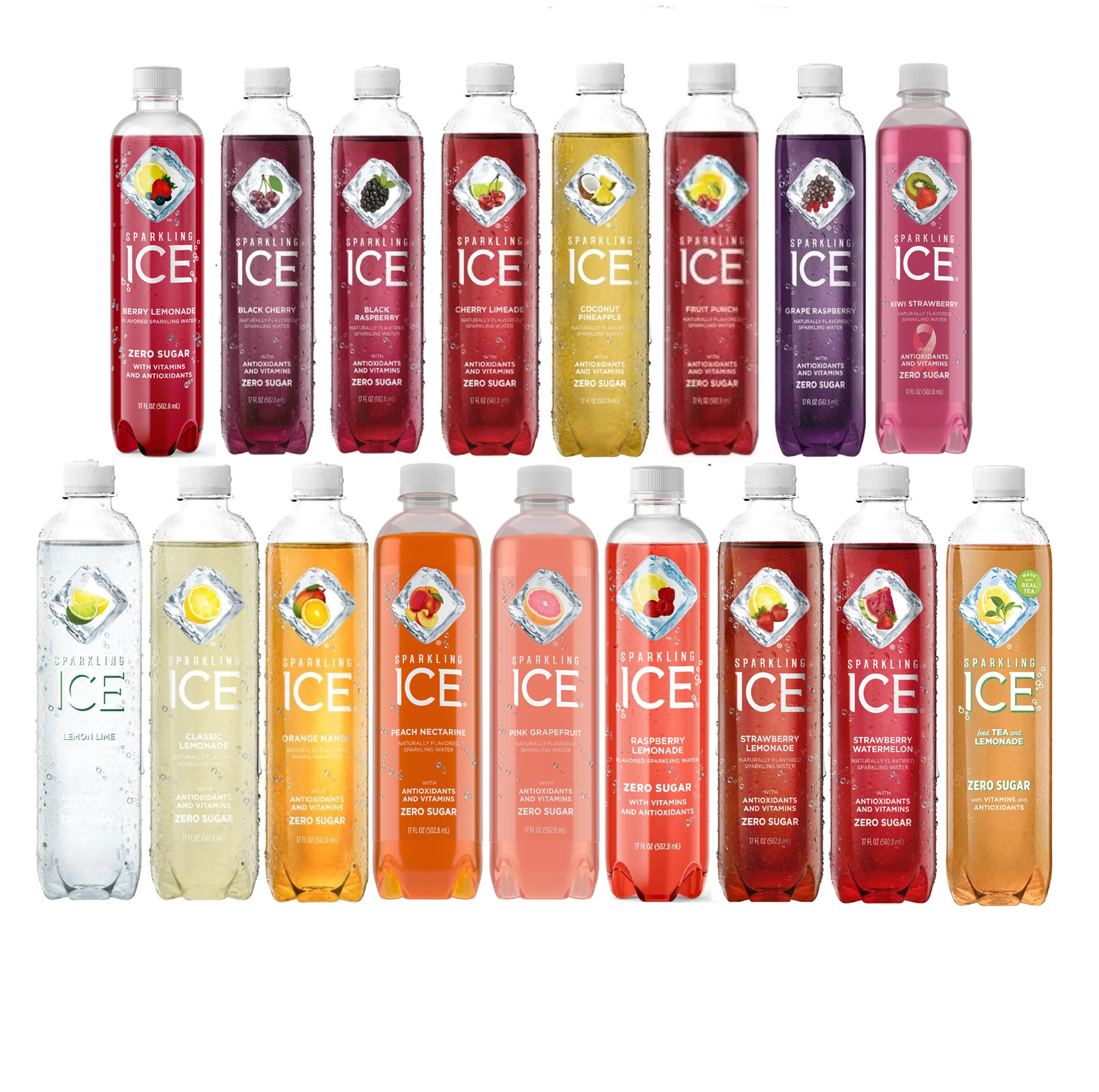 Sparkling Ice Flavored Water,17 fl oz, Variety Pack (17 Assorted