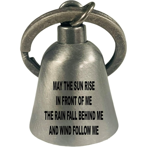 Kustom Cycle Bikers Prayer Motorcycle 'Evil Spirits' Biker Guard Bell. Our are Universal fit.