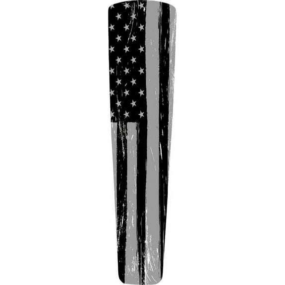 Kustom Cycle Parts Aftermarket Black and Grey American Flag Themed Plastic Dash Panel Console Insert! Fits Harley Davidson 21+ Street Glides & 21+ Road Glides. EASY INSTALL!