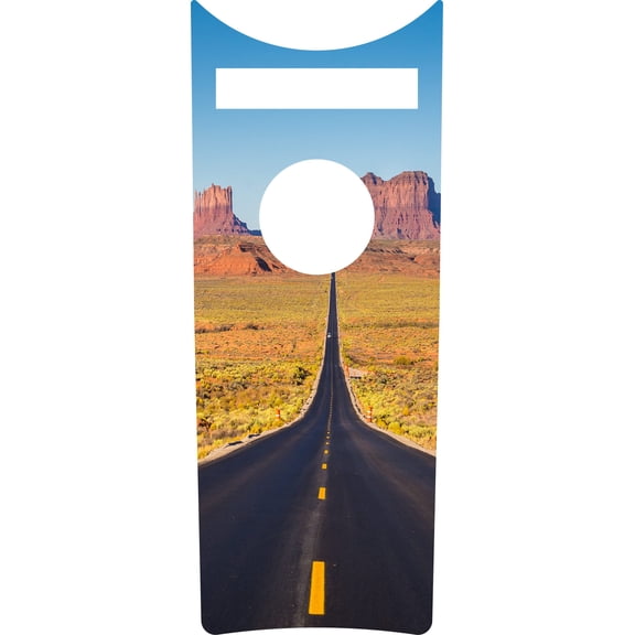 Kustom Cycle Parts Aftermarket Scenic Route Plastic Dash Panel Console Insert! Compatible with 2008-2023+ Harley Davidson Road King Dash