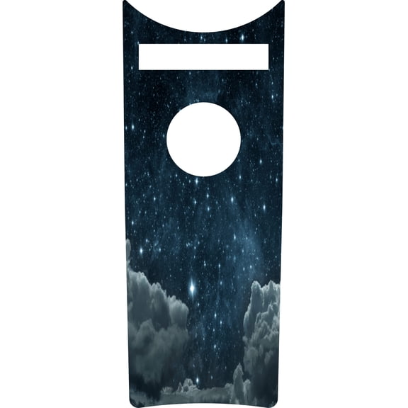 Kustom Cycle Parts Aftermarket Starry Night Plastic Dash Panel Console Insert! Compatible with 2008-2023+ Harley Davidson Road King Dash