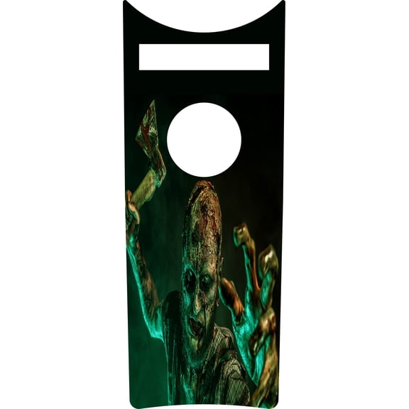 Kustom Cycle Parts Aftermarket Zombie Walker Plastic Dash Panel Console Insert! Compatible with 2008-2023+ Harley Davidson Road King Dash