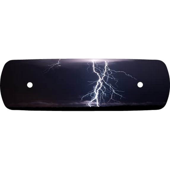Kustom Cycle Parts Bright Lightning Cleaner Cover Insert. Replaces Stock Harley Davidson M8 / 114 Insert. PROUDLY MADE IN THE USA